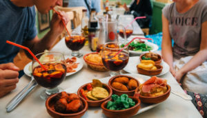 Paella spansk mat drikke restaurant Spania tapas