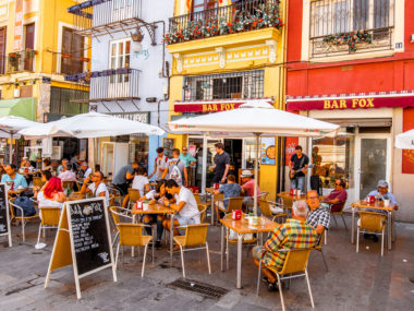 mat drikke Spania levekostnader restaurant