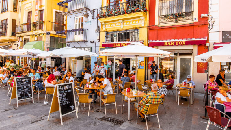 mat drikke Spania levekostnader restaurant